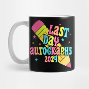 End Of The Year Autographs 2023-2024 Last Day of School Grad Mug